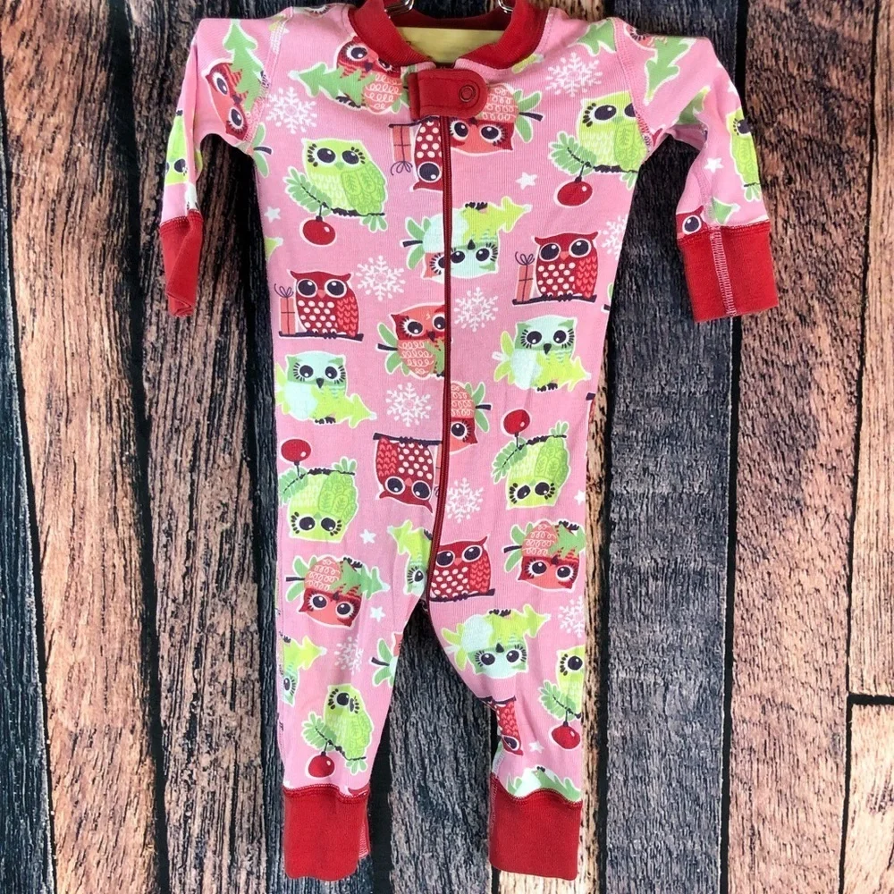 Hanna Andersson Holiday Winter Owl Organic Pajama